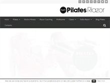 Tablet Screenshot of pilatesriazor.com